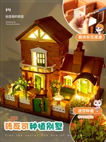 chinese style wood diy crafts house mininatures large scale hand made assembled building model toy birthday gift home arts craft