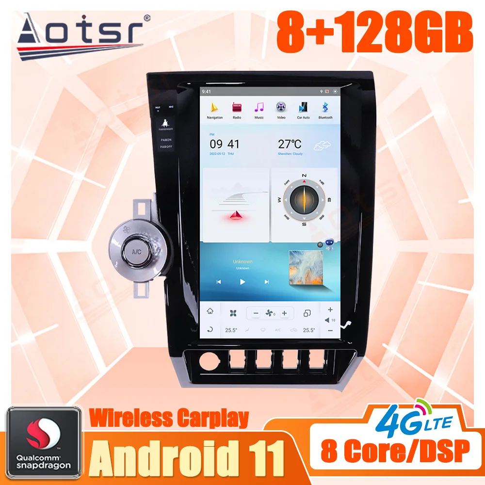 Android For Toyota Tundra Sequoia 2007 - 2013 Car Multimedia Radio Stereo Player GPS Navi Head Unit Qualcomm Snapdragon Carplay