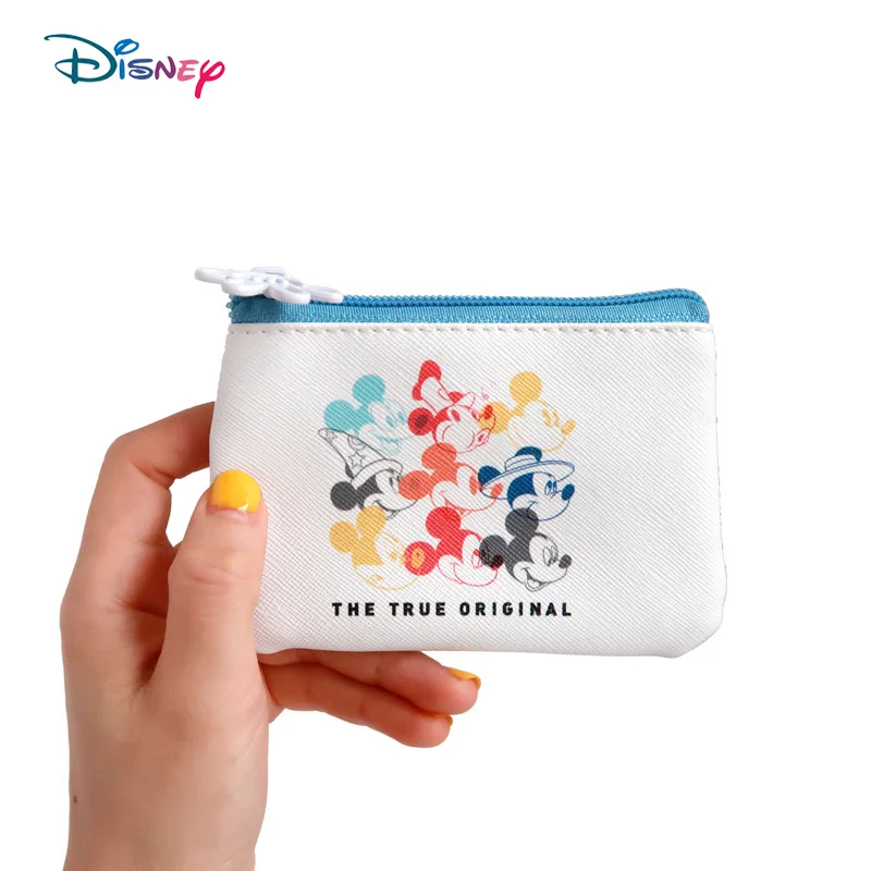 

Disney Genuine Mickey 90Th Anniversary Fashion Kawaii Cartoon Multifunctional Storage Bag Coin Purse Anime Doll Birthday Gifts