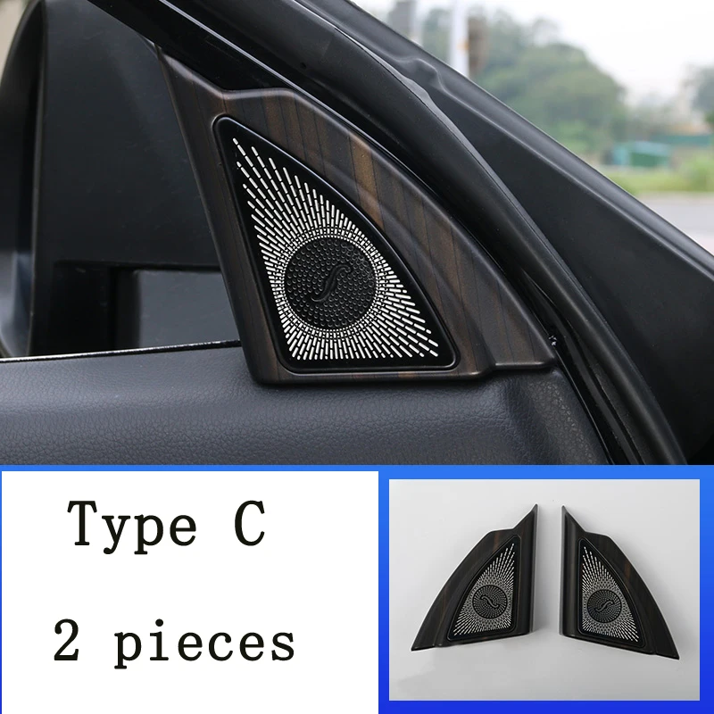 

Для Toyota Highlander XU70 2020-2025 автомобильная стойка динамика крышка панель звуковой сигнал отделка рамка украшения аксессуары