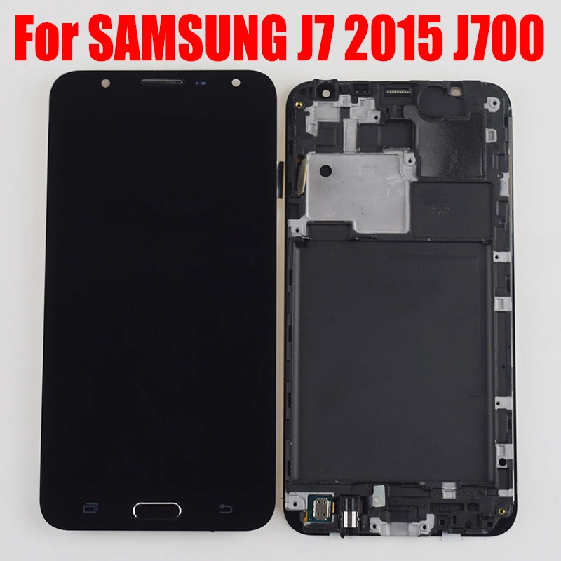 ЖК-дисплей для Samsung Galaxy J7 2015, j700, J700F, J700FN, J700M, J700H/DS, панель, матрица, сенсорный экран, дигитайзер, датчик в сборе