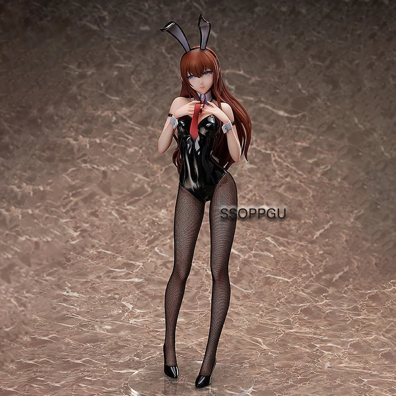 

Anime Figurine Steins Gate Makise Kurisu Bunny girl Assistant PVC Action Figure Toy Model Doll Collection 34cm Toys Gifts