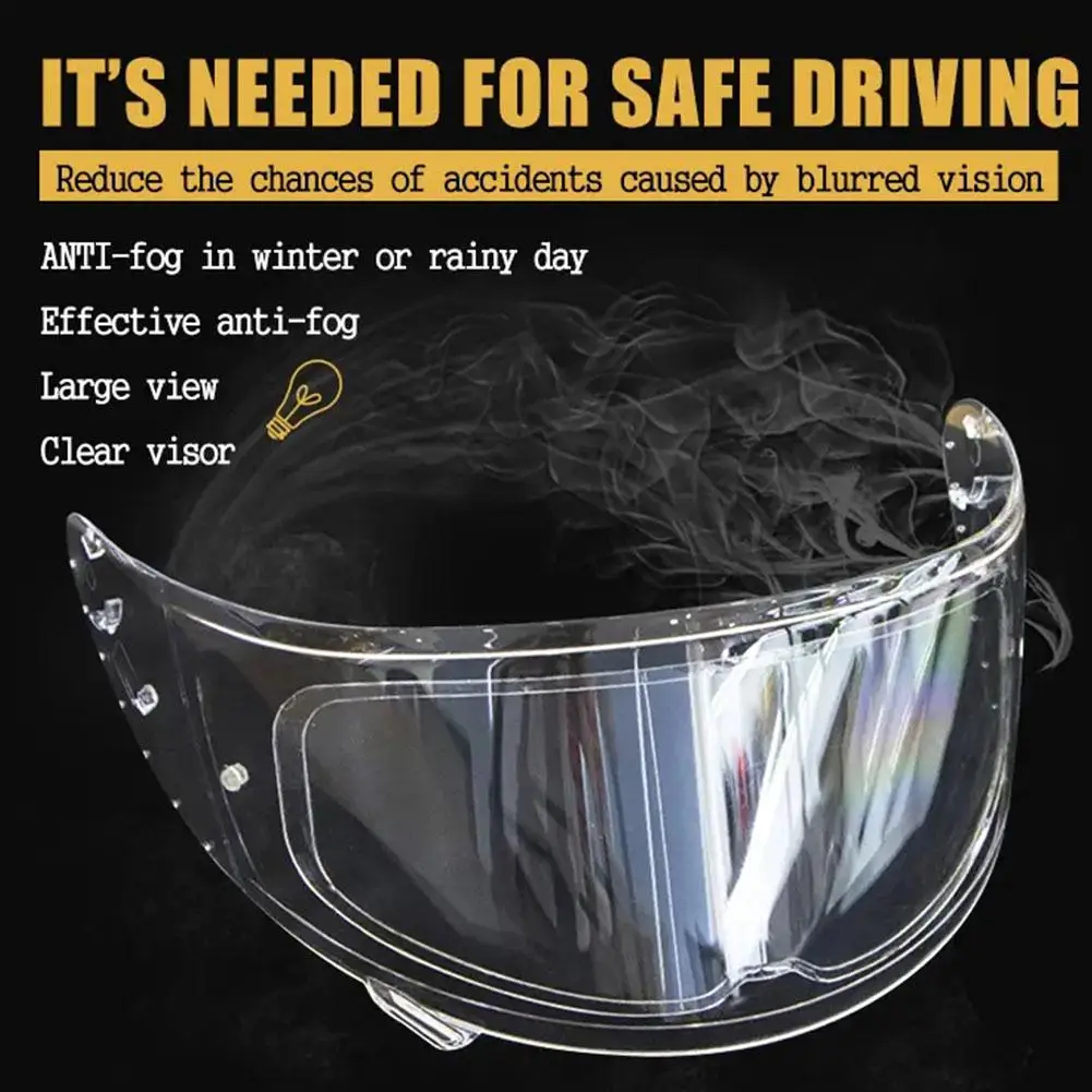 Новинка Универсальный мотоциклетный шлем прозрачная патч-пленка