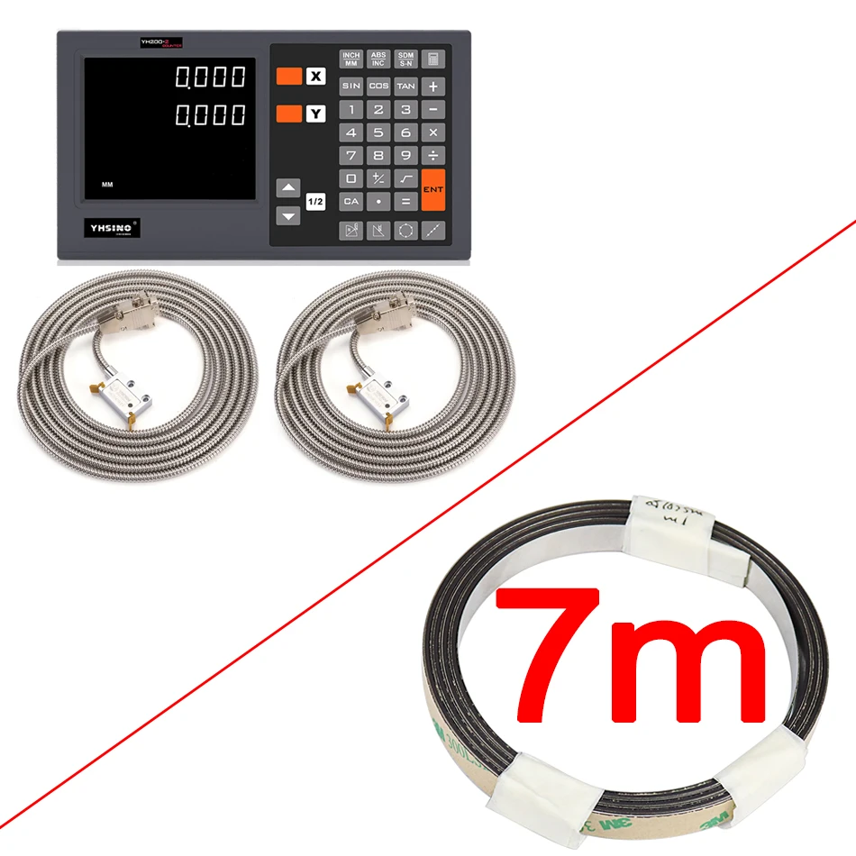 

Магнитные весы IP67 набор 2 оси Dro комплект 5U 5V TTL цифровое считывание фотографий 1000 2000 3000 4000 5000 6000 8000