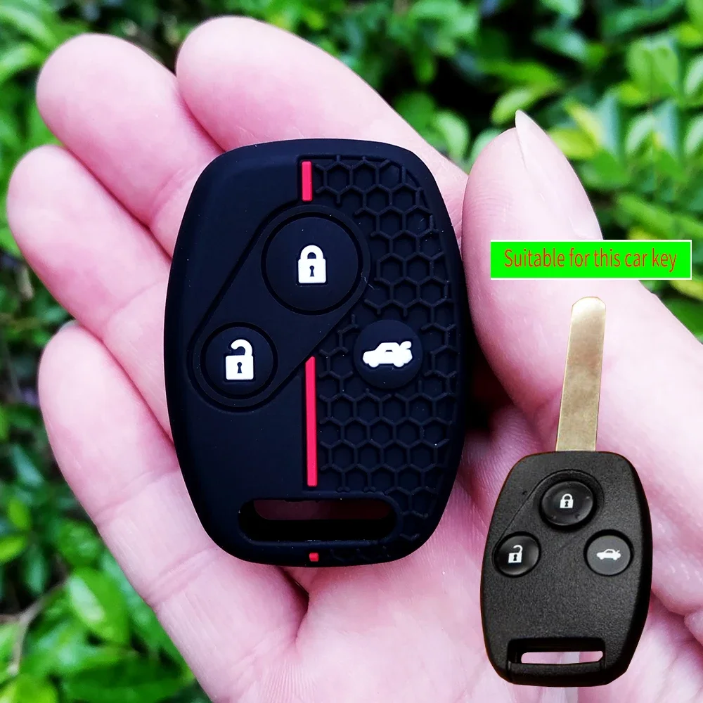 

Новый силиконовый чехол для автомобильного ключа с дистанционным управлением для Honda Accord 7 Jazz FRV Civic CR-V 2008 Crz Insight Fit SRV Chord 7 Gr8 150R