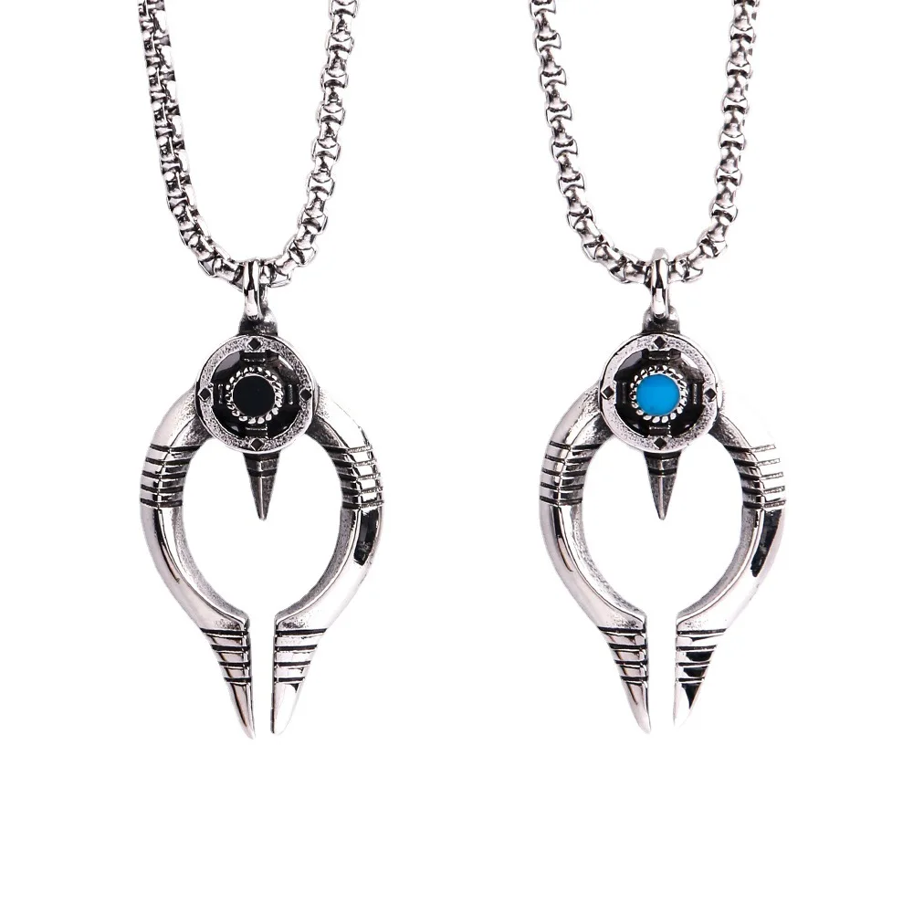 

Japanese Design Personalized Men's Stainless Steel Trendy Eagle Thunderbird Pendant Necklace Chain