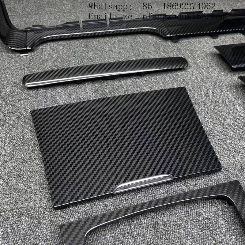 Фото Оригинальный интерьер из настоящего карбона для Mercedes G-класса W463 W464 G350 G400 G500 G63, черный, в стиле ПВХ, популярный дизайн, подходит для установки №3