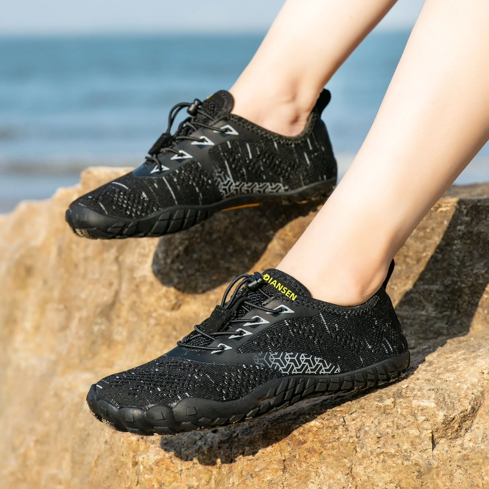 Кроссовки мужские с широким носком Минималистичная дышащая обувь для ходьбы