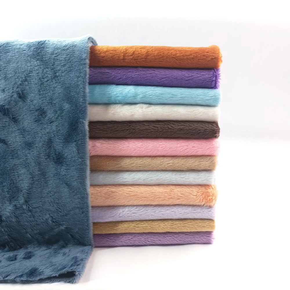 Мягкая ткань из искусственного меха 5 мм 100% полиэстер Экологически чистая 45x50 см