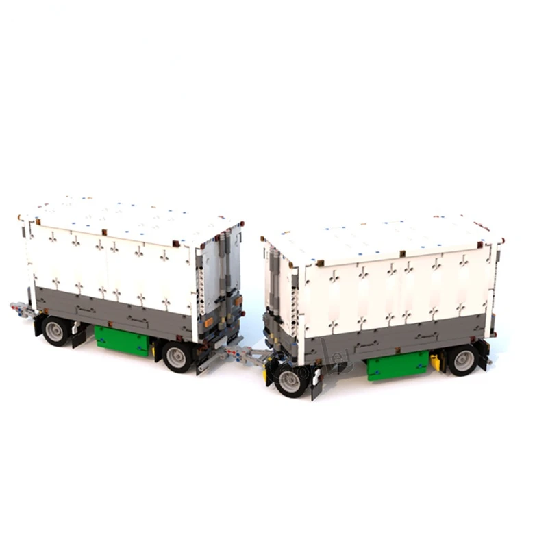 Батарейный блок-контейнер для перевозки грузов 20 футов с прицепом