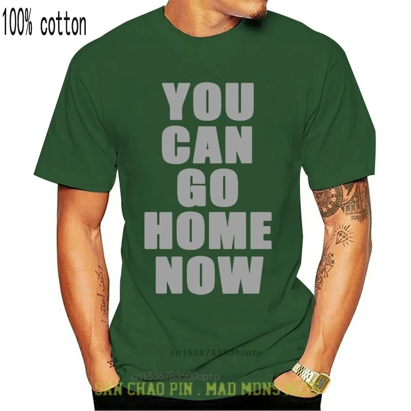 

Мужская футболка с принтом, хлопковые футболки с круглым вырезом, вы можете пойти домой сейчас в тренажерный зал, футболка с коротким рукаво...
