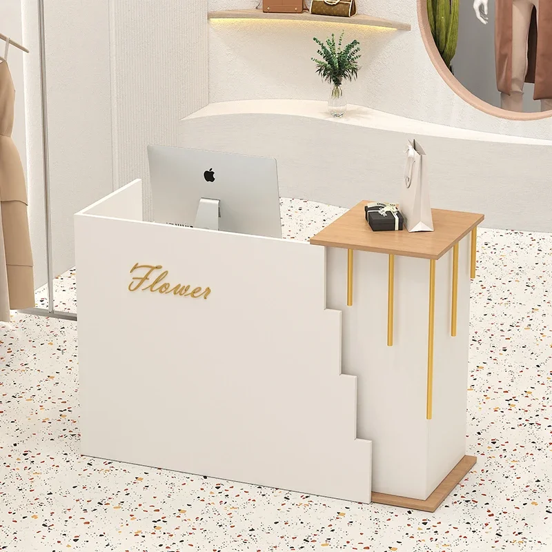 Столешница стойка регистрации Стильный маленький бар скандинавский стиль для