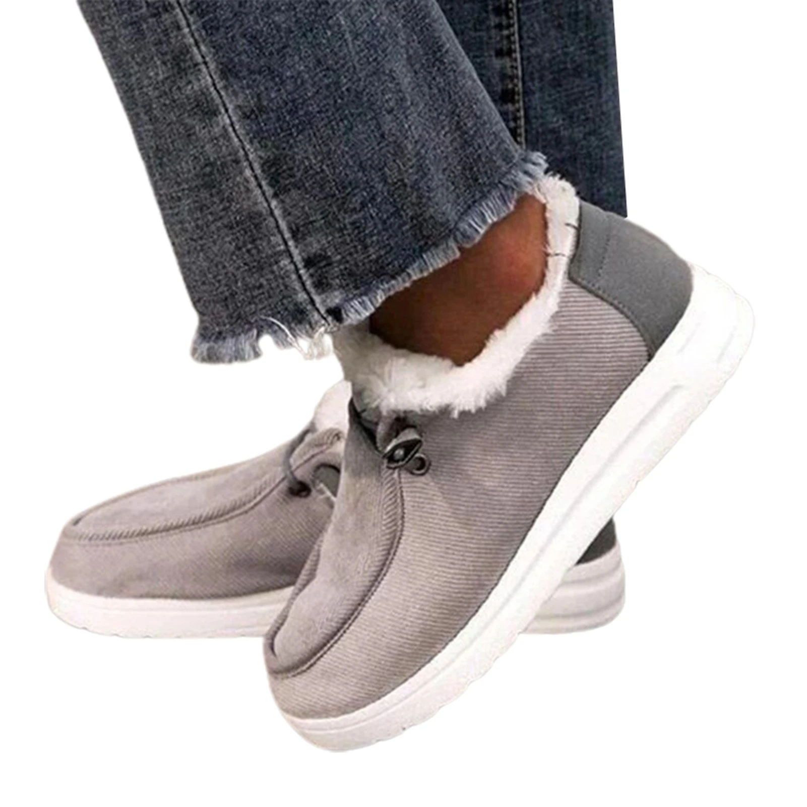 Women Boots Lightweight Winter Shoes Snow Boots Footwear Plus Unisex Ankle Boots Plush-Lined Warm Hot Lightweight