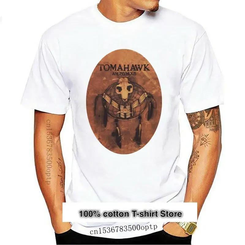 

Camiseta blanca de banda de Metal Tomahawk Anonymous, talla S-5XL, nueva