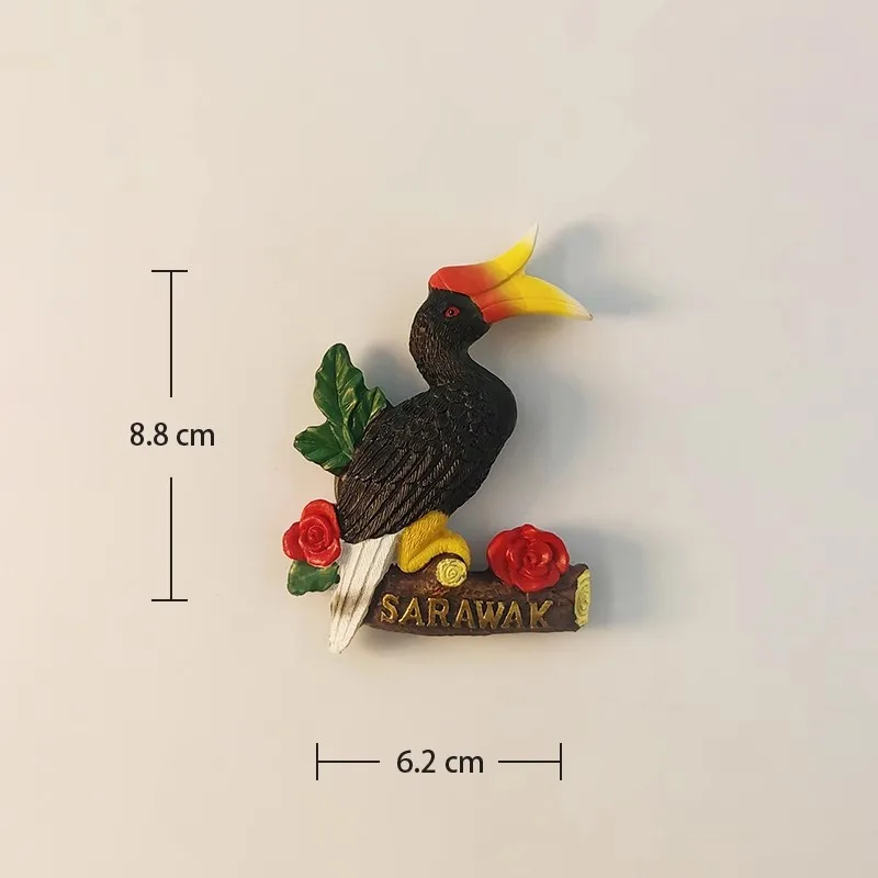 

Магниты для холодильника TUOYIRUBLUEX Borneo Flower 3D