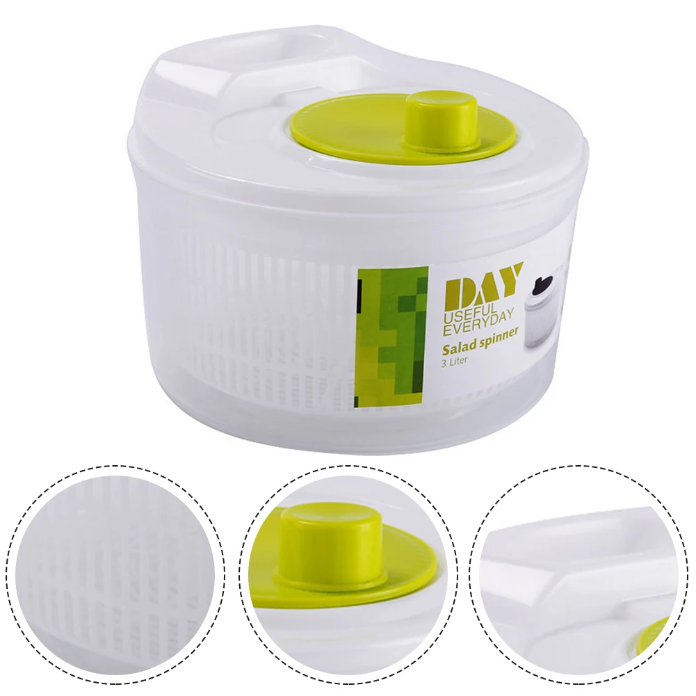 

Quick Salad Spinner Salad Spinner Vegetable Lettuce Washer Dryer Serving Bowl Container Large Vegetables Kitchen Accessories