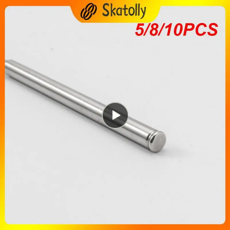 

5/8/10PCS Silver Dinner Fruit Dessert Fruit Tools Bbq Long Cutlery Dinner Set Stainless Steel Telescopic Extendable