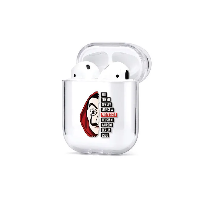 Чехол для наушников Aipods 1 2 мягкий прозрачный чехол Blutooth Airpods 3 |