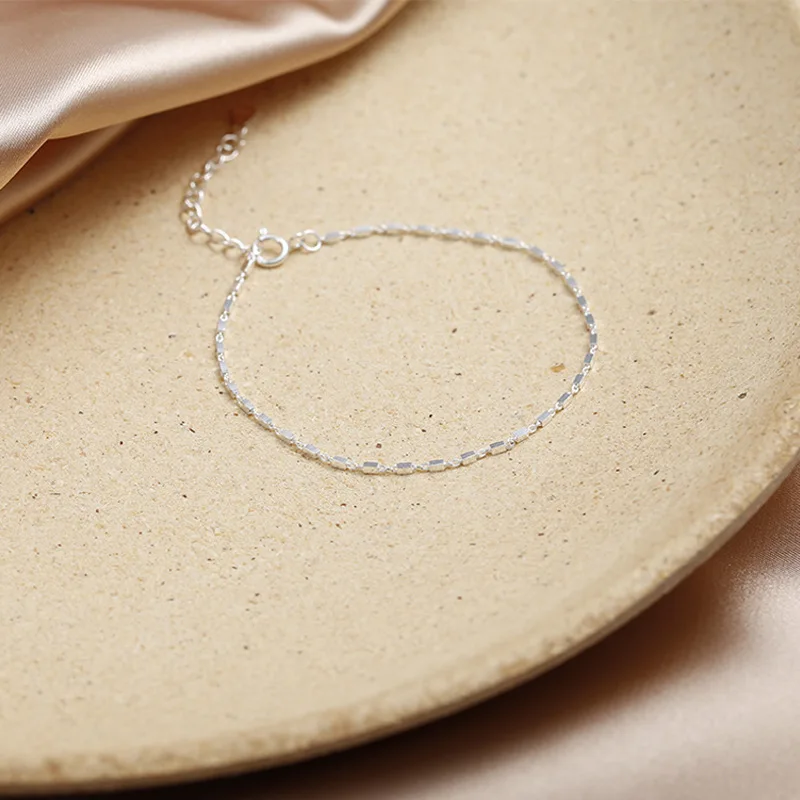 Женский браслет-цепочка из серебра 925 пробы