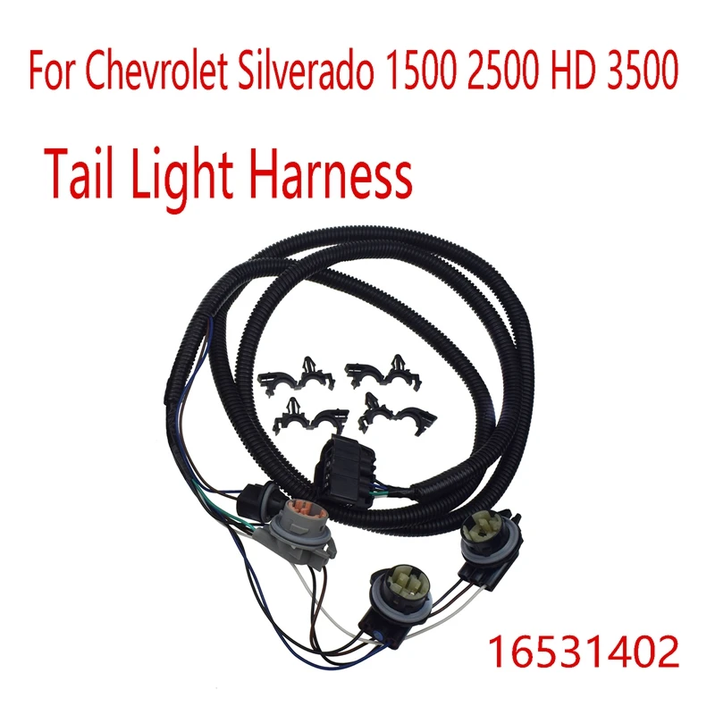 

Car Tail Light Harness Right Passenger Rear Light Wiring Harness 16531402 For Chevrolet Silverado 1500 2500 HD 3500