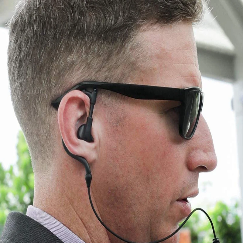 RISENKE Earphone Surveillance Walkie Talkie Accessories Earpiece Headset Compatible with Motorola CLP1010 CLP1040 CLP1060 Radios