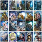 AZQSD Алмазная картина Сова фантазия рукоделие мозаика Птица Животное вышивка крестиком набор продажа полный квадрат дрель картина Стразы