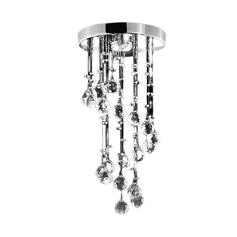 

Высокое качество, Dia20xh40cm E14, современная светодиодная лампа K9 со стразами, лампа для спальни, роскошные светильники для коридора