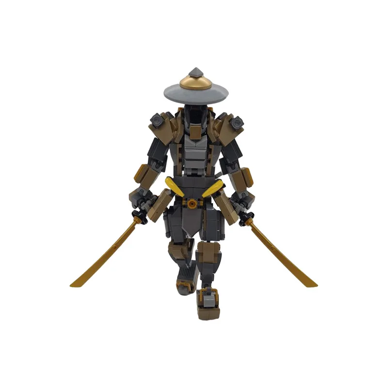 Фигурки героев MOC японского самурая с мечами Миямото Мусаси ииин аниме игрушки