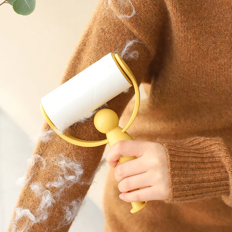 

Липкий валик отрывной рулон бумаги пылесборник одежда для удаления шерсти домашних животных пух тканевый валик сменная щетка для очистки