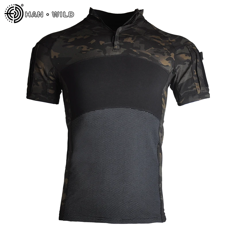 

Tactical Shirt Army Outdoor Combat Training Shirts Hiking CS Shooting Hunting Military Camouflage Shirts Military T Shirt Men