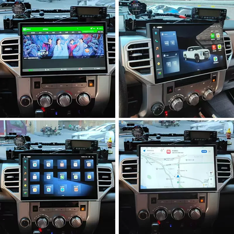 Фото Мультимедийная автомобильная магнитола для Toyota Tundra Sequoia 2014-2019, Android 13, GPS-навигация, беспроводной GPS, DSP, 4G Wi-Fi №3