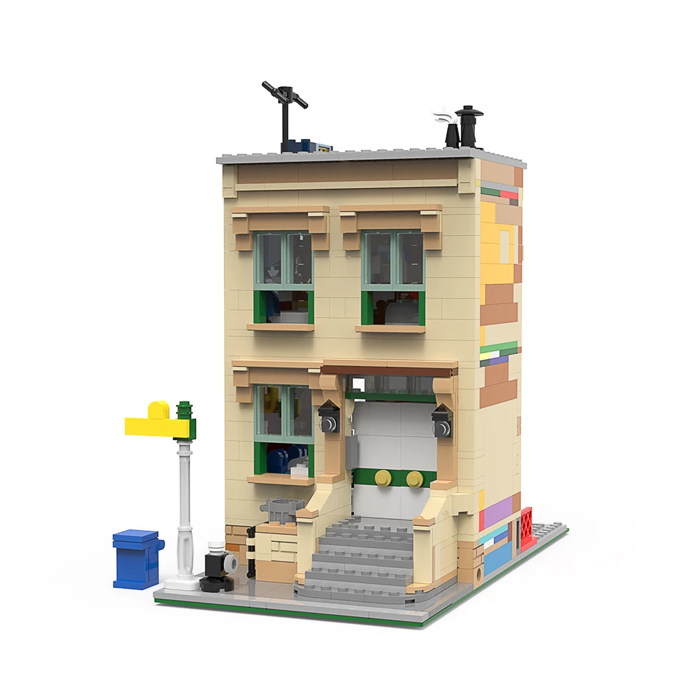 

MOC TV Show House Assemble Bricks Architecture Town Street Modular Building Blocks Kit American Toys For Children Birthday Gifts