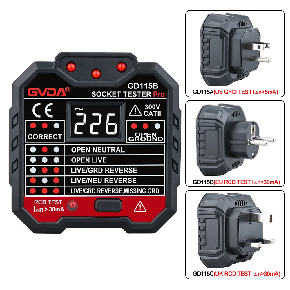 

Тестер розеток GVDA