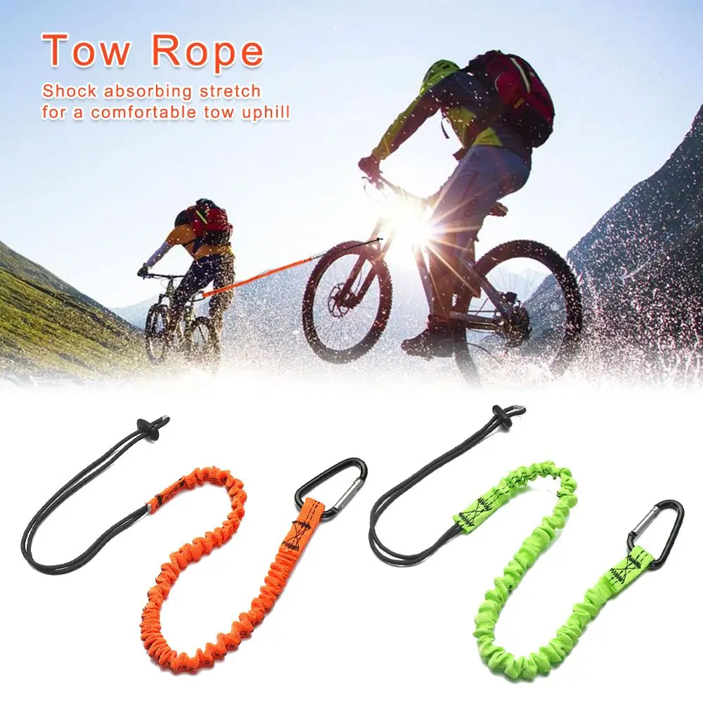 

Strap Hooks Parent-Child Rally Rope Outdoor Mountain Bike Towing Pull Rope Portable Tow Rope Safety Bungee Cord Bike Tow Cable