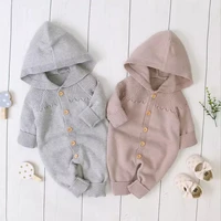 baby knitted one piece infant baby girls boys fall romper newborn clothes baby sweater cute warm long sleeve jumpsuit