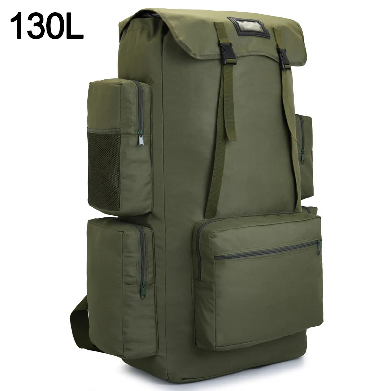 

110L 130L Men Hiking Bag Camping Backpack Large Army Outdoor Climbing Trekking Travel Rucksack Tactical Bags Luggage Bag XA860WA