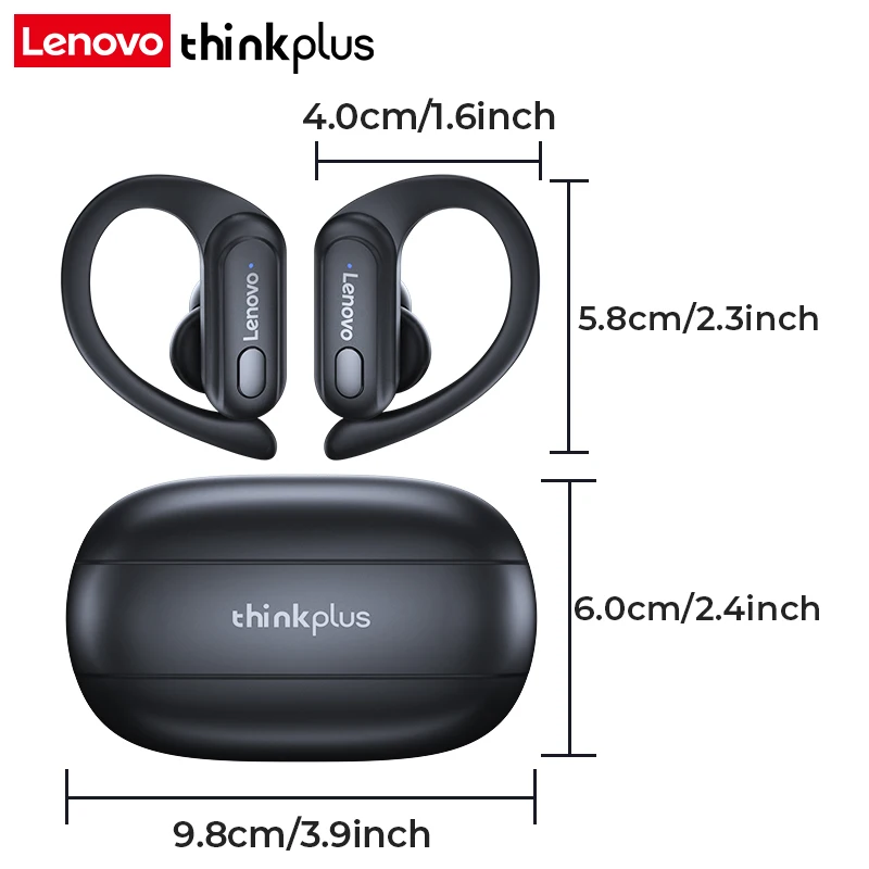 TWS-наушники Lenovo XT60 с поддержкой Bluetooth и ЖК-дисплеем |