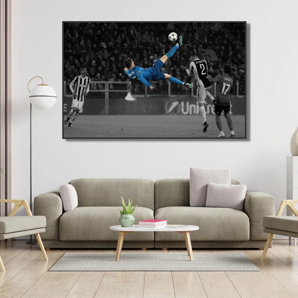 Винтажное настенное искусство Cristaldo португальская суперзвезда CR7 HD печать на