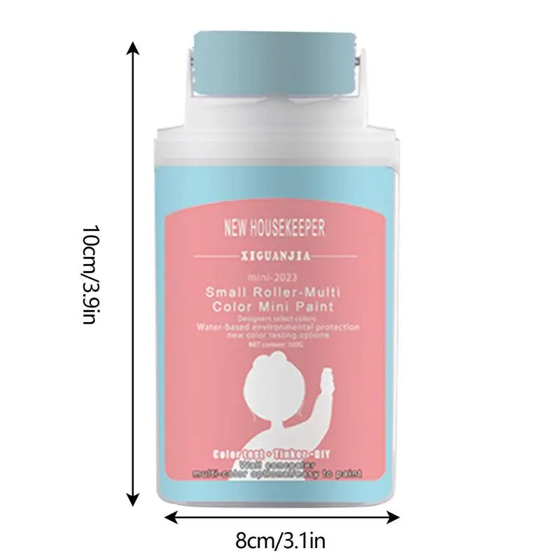 100 г рулонная кисть для краски стен портативный инструмент ремонта поврежденных