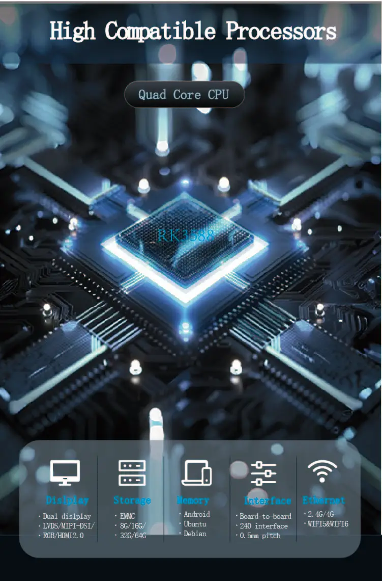 RK3588 макетная плата с платой rk3588 чип Android 12 и Linux встроенный USB 3 для новой