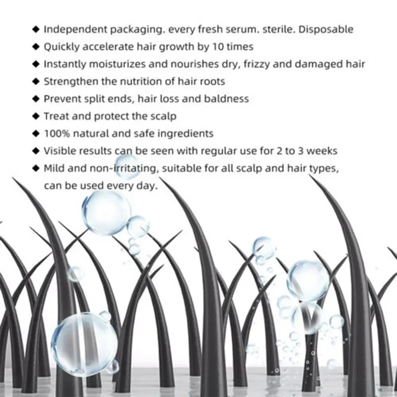 Спрей для роста волос 100 мл натуральный имбирь предотвращает выпадение и