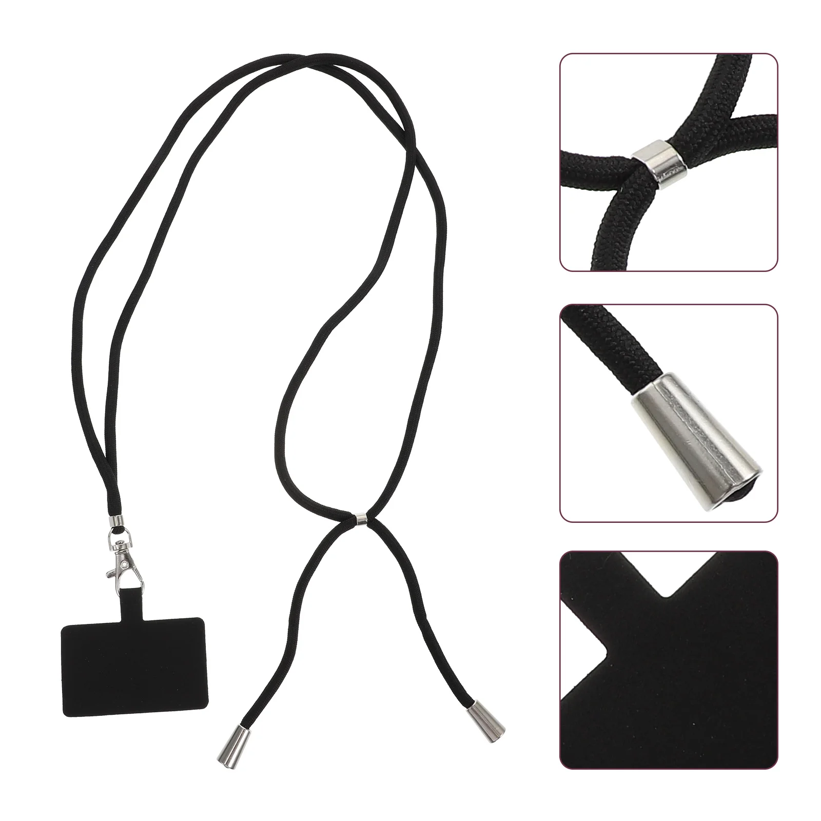 

1 компл. Регулируемый шнурок для сотового телефона удобный шнурок с нашивкой