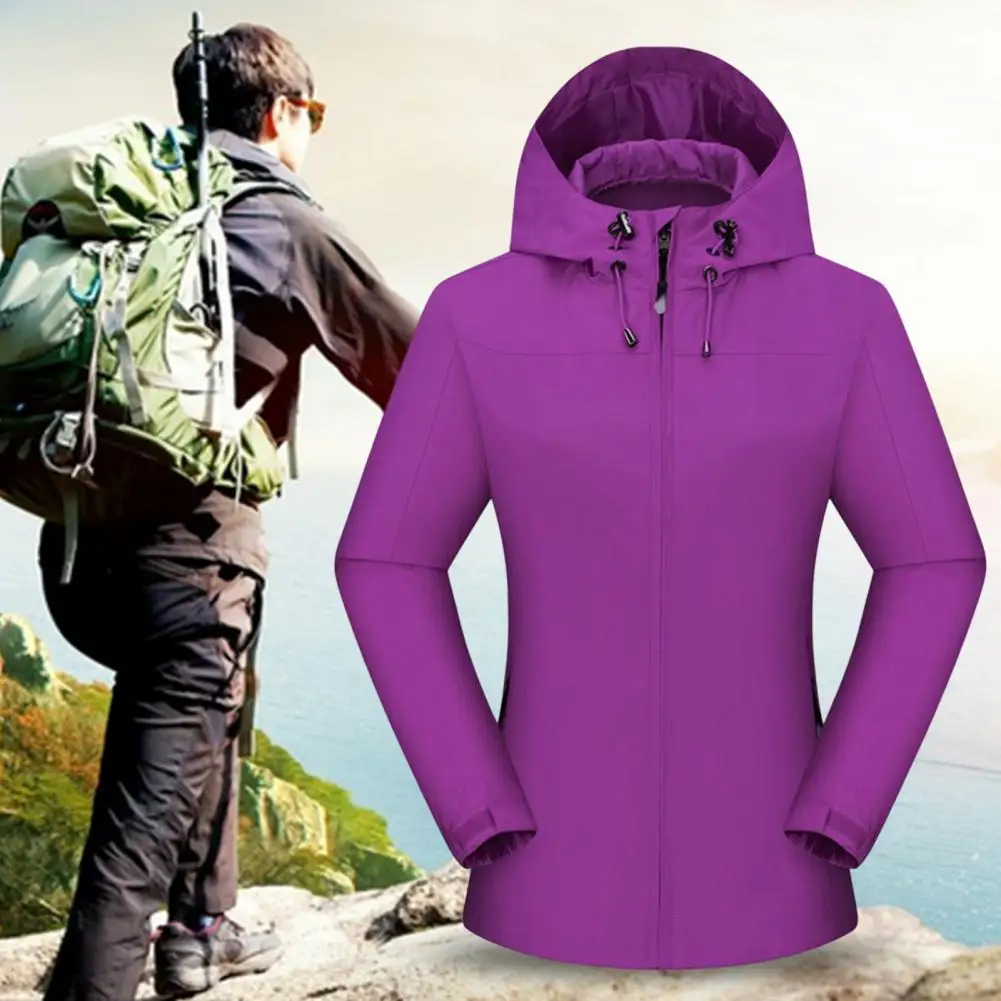 

Mountaineering Jacket Waterproof Ladies Jacket Drawcord Hood Jacket Outerwear