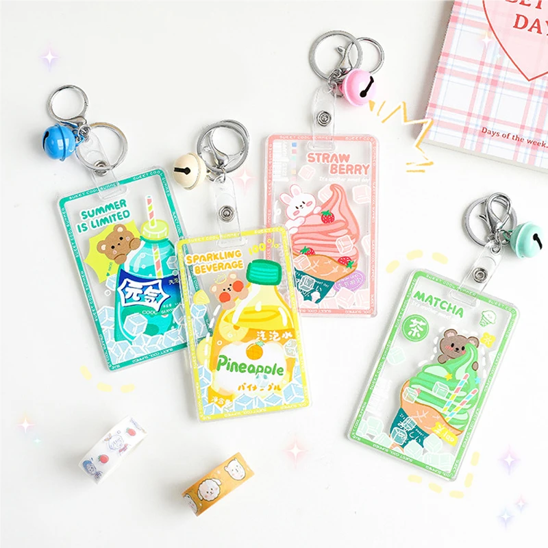 

Прозрачный пластиковый держатель для фотокарт INS, держатель для визиток, удостоверений, банковских карт, держатель для фотографий, милый му...