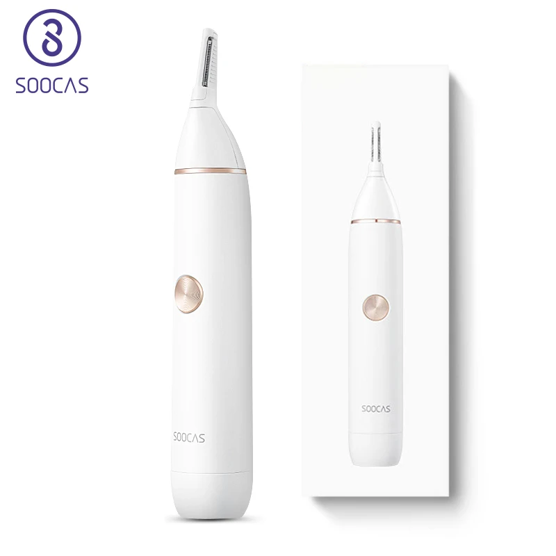 

SOOCAS Electric Nose Hair Trimmer N1 Eyebrow Ear Hair Shaver Men Portable Clipper Removal Blade Washable With Storage Bag