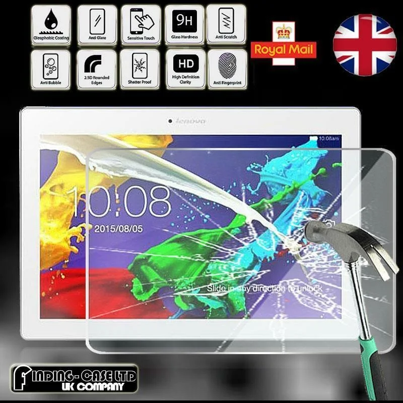 

Tablet Tempered Glass Screen Protector Cover For Lenovo Tab 2 A10-70 10.1 Inch