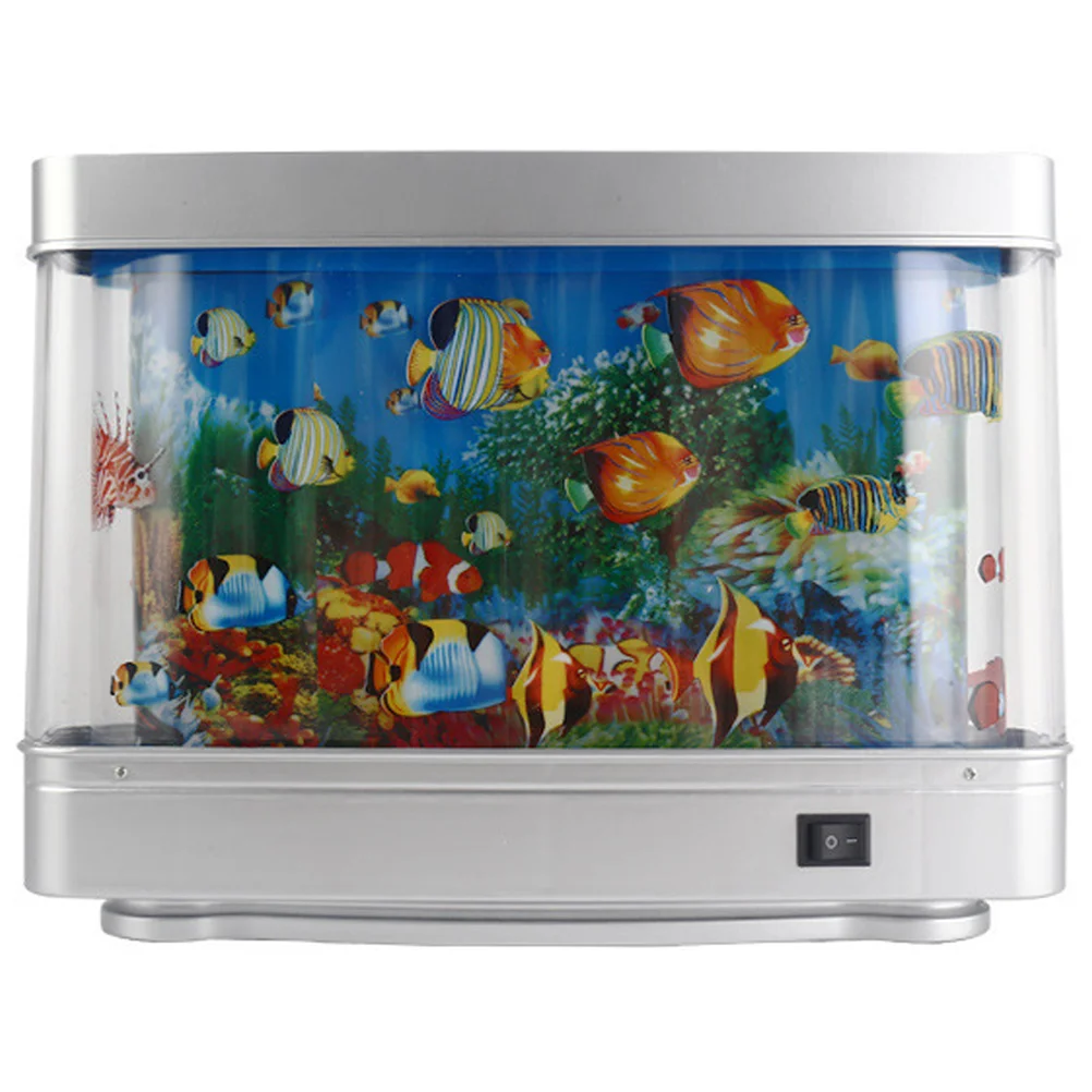 

Artificial Fish Lamp Decorative Aquarium Lamp Aquarium Tank Lamp for Home Decoration (US Plug)