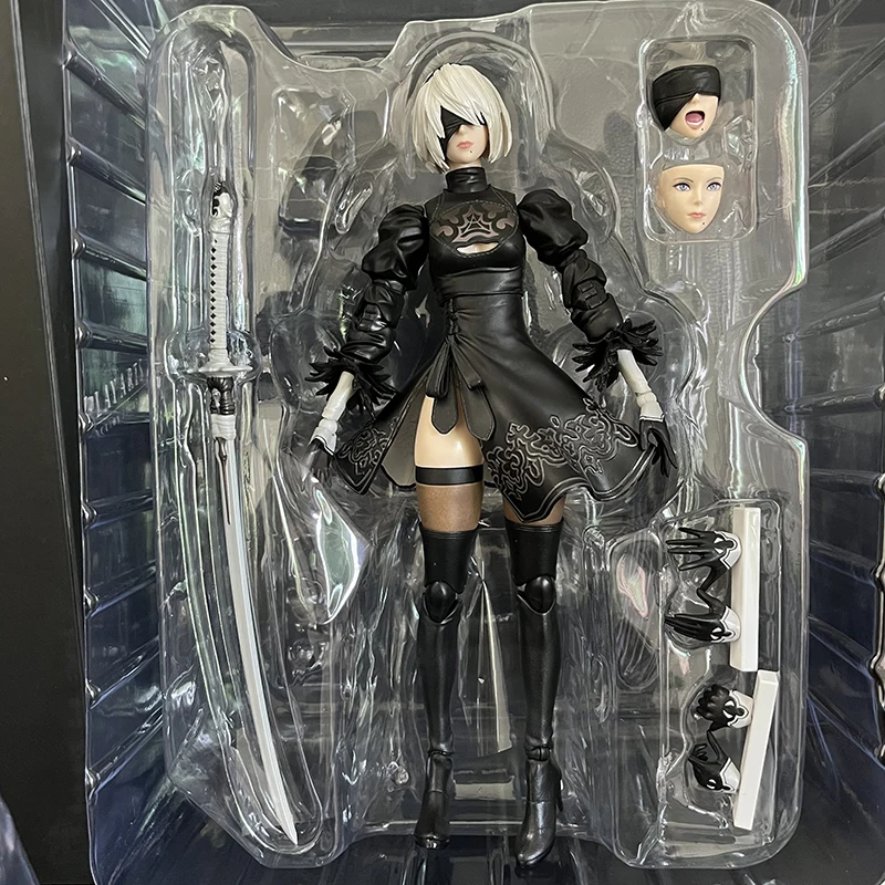 

Play Arts Kai NieR:Automata 2 Type B 2B Action Figure DX Deluxe Edition Joint Movable PVC Figure Model Toys 26cm Creative Gift