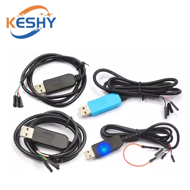 Фото PL2303 Кабельный модуль USB-UART TTL FT232RL PL2303HX Передача USB-TTL RS232 Модуль адаптера последовательного порта CH340 Кабель загрузки №3