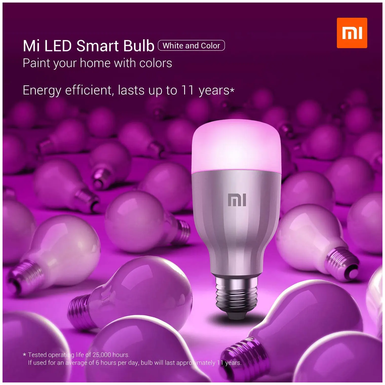 Wi-Fi лампа Xiaomi Mi Smart LED Bulb Essential MJDPL01YL (White and Color) E27 (GPX4021GL) | Освещение